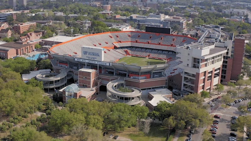 ARCHIVO - Estadio Ben Hill Griffin (The Swamp) de la Universidad de Florida (UF)