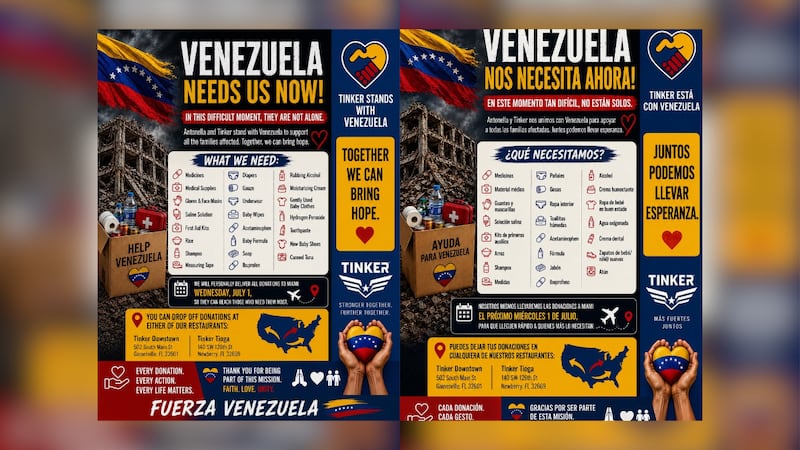 Restaurante en Gainesville y Newberry aceptan donaciones tras la crisis provocada por el...